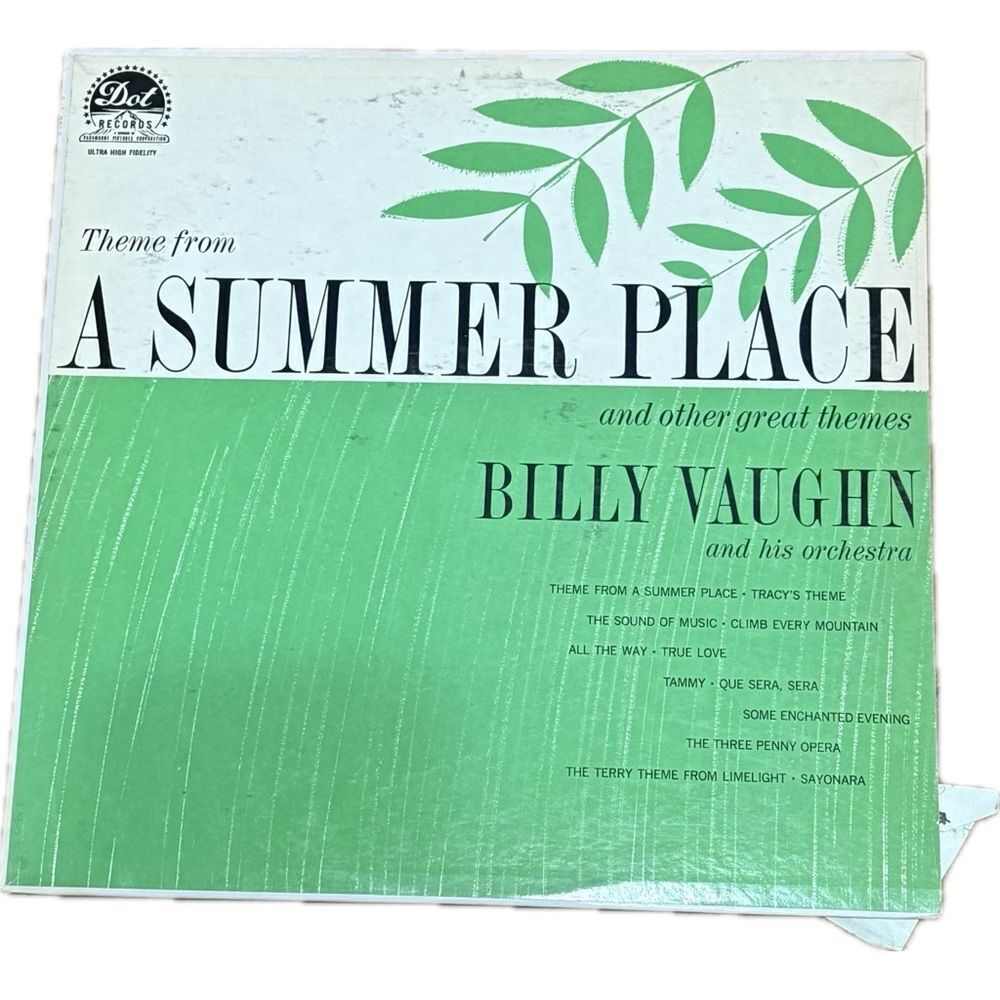 Theme from A Summer Place Vinyl Record‎